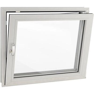 Roro Fenster Eco Kunststoff-Profil Weiß 80 cm x 50 cm DIN R Roro Fenster Eco Kunststoff-Profil Weiß 80 cm x 50 cm DIN R