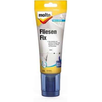 Molto Fliesen Fix Fertigspachtel Weiß 300 g Molto Fliesen Fix Fertigspachtel Weiß 300 g
