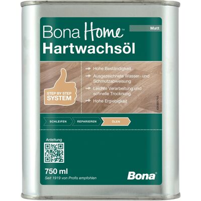 Bona Home Hartwachsöl matt 750 ml Bona Home Hartwachsöl matt 750 ml