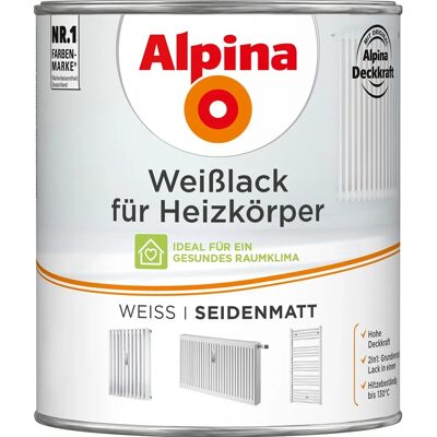 ALPINA Weißlack für Heizkörper - Innenbereich ALPINA Weißlack für Heizkörper - Innenbereich