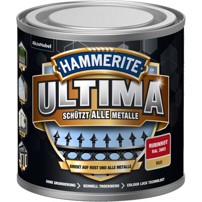 HAMMERITE - ULTIMA - Rubinrot - Metalldichtlack HAMMERITE - ULTIMA - Rubinrot - Metalldichtlack
