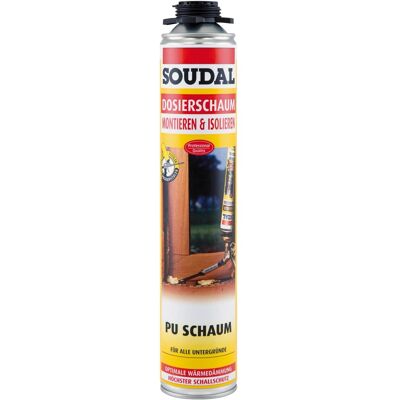 Soudal PU-Pistolenschaum 750 ml B3 Soudal PU-Pistolenschaum 750 ml B3