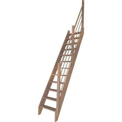 StarWood Treppen StarWood Treppe Eiche 3000 Holz-Design-Geländer Rechts FSC® StarWood Treppen StarWood Treppe Eiche 3000 Holz-Design-Geländer Rechts FSC®