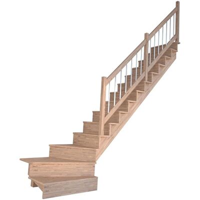 STARWOOD Massive Holz Spiraltreppe - Eichenholz, 13 Stufen, Max. 300 cm STARWOOD Massive Holz Spiraltreppe - Eichenholz, 13 Stufen, Max. 300 cm