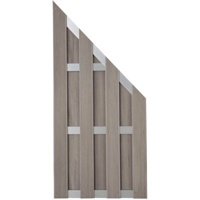 GroJa Fertigzaun Schräg Bi-Color Sand 84,3 cm x 180/90 cm GroJa Fertigzaun Schräg Bi-Color Sand 84,3 cm x 180/90 cm