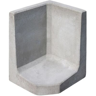 Diephaus L-Stein Ecke unbewehrt Grau 60 x 40 x 40 x 7 cm Diephaus L-Stein Ecke unbewehrt Grau 60 x 40 x 40 x 7 cm
