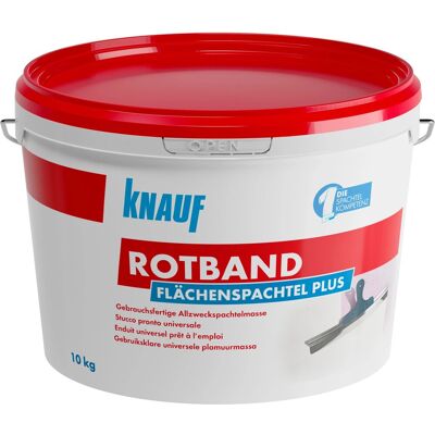 Knauf Rotband Flächenspachtel Plus 10 kg Knauf Rotband Flächenspachtel Plus 10 kg