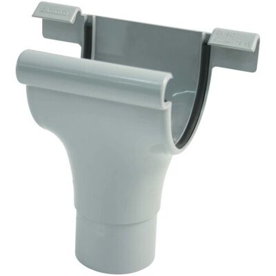 Marley Dachrinnen-Stutzen RG 75/53 Grau Marley Dachrinnen-Stutzen RG 75/53 Grau