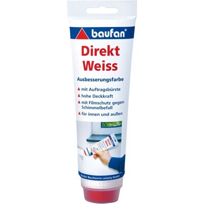 Baufan Direkt-Weiss Ausbesserungsfarbe 250 g Baufan Direkt-Weiss Ausbesserungsfarbe 250 g