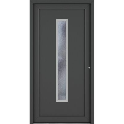Roro Haustür OKE 1105 Kunststoff Weiß-Anthrazit 100 cm x 200 cm DIN R Roro Haustür OKE 1105 Kunststoff Weiß-Anthrazit 100 cm x 200 cm DIN R