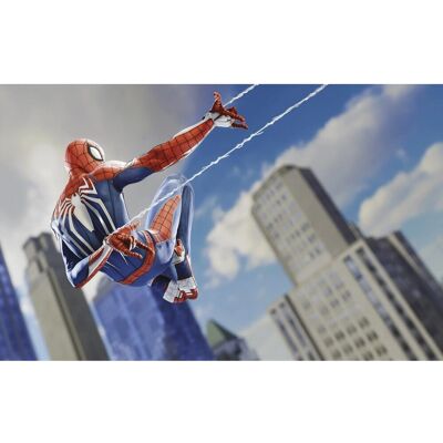 Komar Vlies Fototapete Marvel Spider-Man Spider Web Shooting Bunt Komar Vlies Fototapete Marvel Spider-Man Spider Web Shooting Bunt