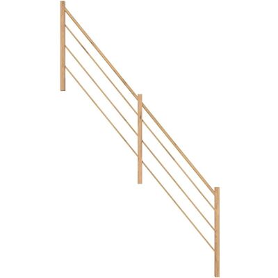 StarWood Treppen StarWood Holz-Design-Geländer Eiche Links FSC® StarWood Treppen StarWood Holz-Design-Geländer Eiche Links FSC®