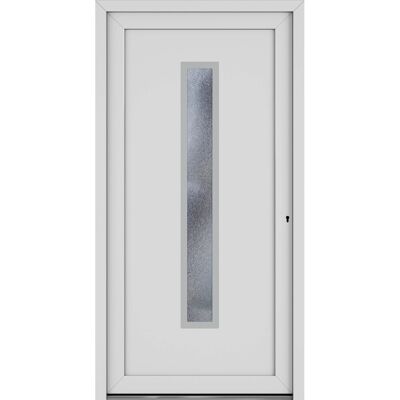 Roro Haustür OKE 1105 Kunststoff Weiß 100 cm x 200 cm DIN R Roro Haustür OKE 1105 Kunststoff Weiß 100 cm x 200 cm DIN R