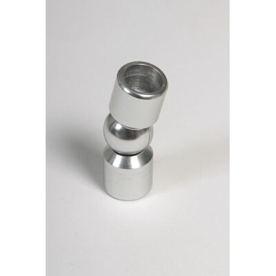 DIEDA - Eckset für Handlauf und Rundstäbe - Silber - Aluminium - Railing accessory DIEDA - Eckset für Handlauf und Rundstäbe - Silber - Aluminium - Railing accessory