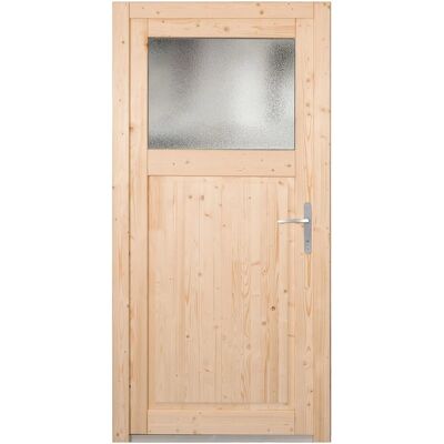 Panto Holz-Nebeneingangstür NET 504 Natur 98 cm x 198 cm DIN R Panto Holz-Nebeneingangstür NET 504 Natur 98 cm x 198 cm DIN R