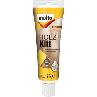 Molto Holz Kitt für Innen und Außen Eiche Dunkel 75 g Molto Holz Kitt für Innen und Außen Eiche Dunkel 75 g