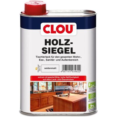 Clou Holz-Siegel EL Transparent seidenmatt 250 ml Clou Holz-Siegel EL Transparent seidenmatt 250 ml