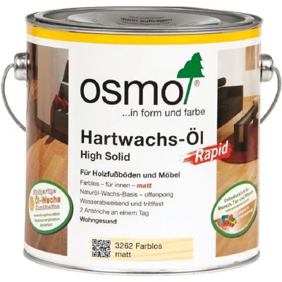 Osmo - 3262D - 2.5 L - Klar Matt - Hard wax oil Osmo - 3262D - 2.5 L - Klar Matt - Hard wax oil