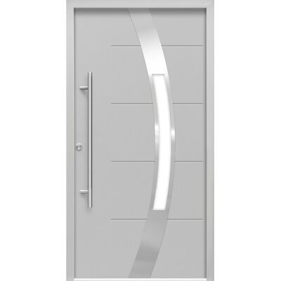 Splendoor Thermospace Haustür Thermospace Prag Prime 110 cm x 210 cm Grau Anschlag L Splendoor Thermospace Haustür Thermospace Prag Prime 110 cm x 210 cm Grau Anschlag L