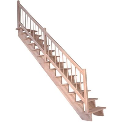 StarWood Treppen Treppe Lindos Buche Gerade 100 cm Holz-Design-Geländer FSC® StarWood Treppen Treppe Lindos Buche Gerade 100 cm Holz-Design-Geländer FSC®