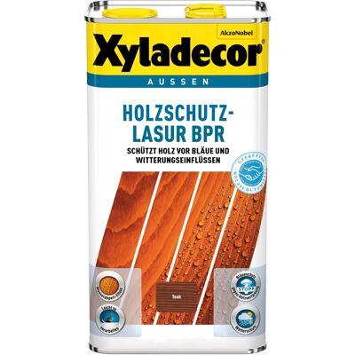 Xyladecor Holzschutz-Lasur BPR Teak 5 l Xyladecor Holzschutz-Lasur BPR Teak 5 l