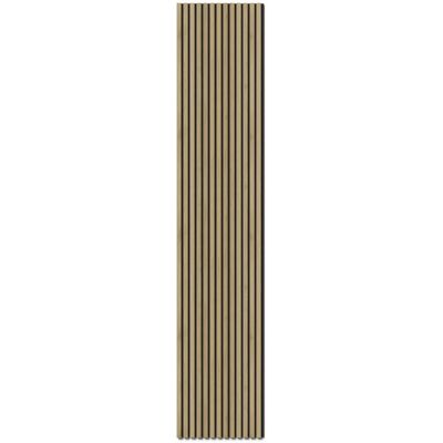Aculine Denpanels Akustikpaneel ACU-Line Eiche Dunkel Filz Schwarz 240 cm x 52 cm Aculine Denpanels Akustikpaneel ACU-Line Eiche Dunkel Filz Schwarz 240 cm x 52 cm