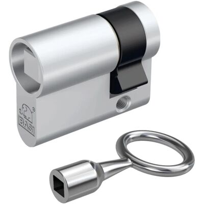 Basi Vierkantzylinder 8mm Vierkant Innenliegend für Schaltschränke und Vieles Mehr mit Dornschlüssel Basi Vierkantzylinder 8mm Vierkant Innenliegend für Schaltschränke und Vieles Mehr mit Dornschlüssel