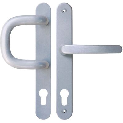 Roro Drücker-Garnitur Typ CX Aluminium Silber Roro Drücker-Garnitur Typ CX Aluminium Silber