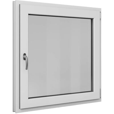 Roro Fenster Basic Kunststoff-Profil Weiß 100 cm x 100 cm DIN R Roro Fenster Basic Kunststoff-Profil Weiß 100 cm x 100 cm DIN R