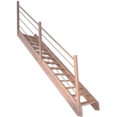 StarWood Treppen Treppe Mykonos Pro Buche Gerade 80 cm Holz-Design-Geländer L FSC® StarWood Treppen Treppe Mykonos Pro Buche Gerade 80 cm Holz-Design-Geländer L FSC®