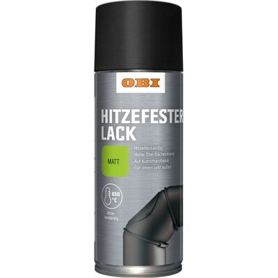 OBI Hitzefester Lack Spray Schwarz matt 400 ml OBI Hitzefester Lack Spray Schwarz matt 400 ml