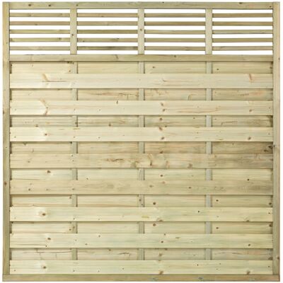 Plus Holz Sichtschutzzaun Newline Nadelholz druckimprägniert 180 cm x 180 cm Plus Holz Sichtschutzzaun Newline Nadelholz druckimprägniert 180 cm x 180 cm