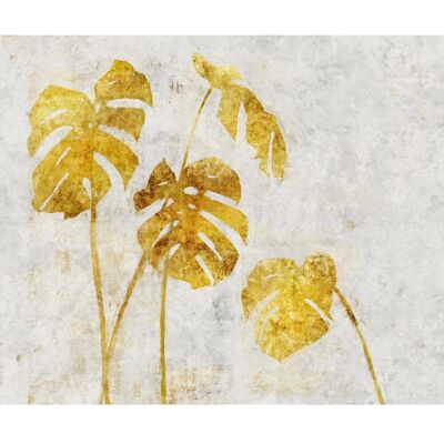 Komar Vliestapete Golden Monstera 300 cm x 250 cm Komar Vliestapete Golden Monstera 300 cm x 250 cm