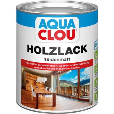 Aqua Clou Holzlack Transparent seidenmatt 750 ml Aqua Clou Holzlack Transparent seidenmatt 750 ml