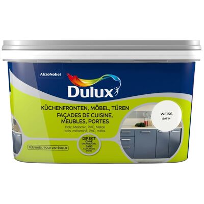 Dulux Fresh Up Lack für Küchen, Möbel und Türen Satin Weiß 2 l Dulux Fresh Up Lack für Küchen, Möbel und Türen Satin Weiß 2 l