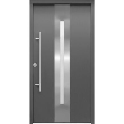 Splendoor Thermospace Haustür Thermospace Dublin Prime 100 cm x 210 cm Anthrazit Anschlag L Splendoor Thermospace Haustür Thermospace Dublin Prime 100 cm x 210 cm Anthrazit Anschlag L