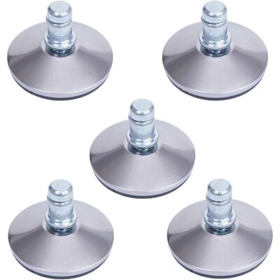 MCW 5er-Set Bodengleiter K73 Fußgleiter 11mm Silber MCW 5er-Set Bodengleiter K73 Fußgleiter 11mm Silber