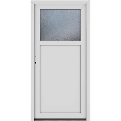 Roro Nebeneingangstür OKE 1154 Kunststoff 5FA Weiß 98 cm x 198 cm DIN L Roro Nebeneingangstür OKE 1154 Kunststoff 5FA Weiß 98 cm x 198 cm DIN L