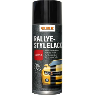 OBI Rallyestyle Lack Spray Schwarz glänzend 400 ml OBI Rallyestyle Lack Spray Schwarz glänzend 400 ml