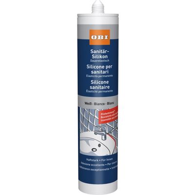 OBI Sanitär-Silikon Weiß 310 ml OBI Sanitär-Silikon Weiß 310 ml