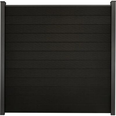 GroJa Solid Steckzaunsystem 180 x 180 cm Schwarz GroJa Solid Steckzaunsystem 180 x 180 cm Schwarz