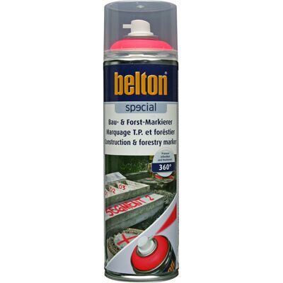 Belton Special Bau- & Forst-Markierer Spray Neonrot seidenmatt 500 ml Belton Special Bau- & Forst-Markierer Spray Neonrot seidenmatt 500 ml