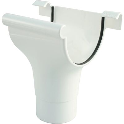 Marley Dachrinnen-Stutzen RG 100/75 Weiß Marley Dachrinnen-Stutzen RG 100/75 Weiß