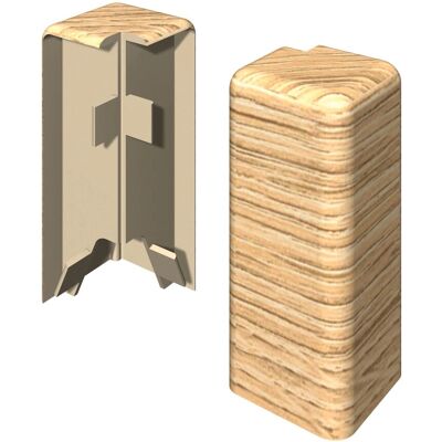 Egger Außenecke Kubisch 6 cm Eiche Sand 2 Stück Egger Außenecke Kubisch 6 cm Eiche Sand 2 Stück