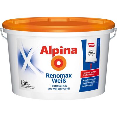 Alpina Renomax Weiß matt 25 kg Alpina Renomax Weiß matt 25 kg