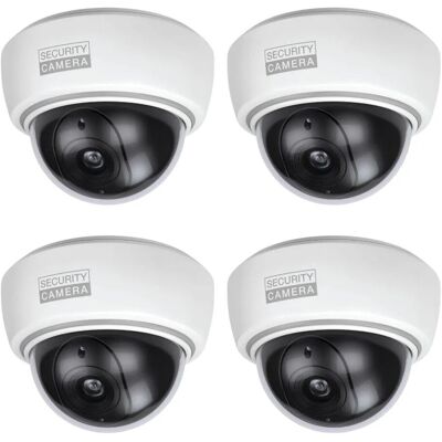 Basi CCD KameraAttrappe KA 305 mit Rotem Blinklicht nach IP23 Geprüft inkl. Befestigungsmaterial und Aufklebbares Warnschild 4er Set Basi CCD KameraAttrappe KA 305 mit Rotem Blinklicht nach IP23 Geprüft inkl. Befestigungsmaterial und Aufklebbares Warnschild 4er Set