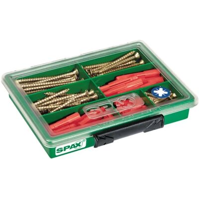 Spax Assorter Kreuzschlitz Z Gelb mit Dübel Spax Assorter Kreuzschlitz Z Gelb mit Dübel