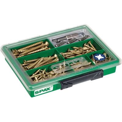Spax Assorter Kreuzschlitz Z Gelb mit Bits Spax Assorter Kreuzschlitz Z Gelb mit Bits