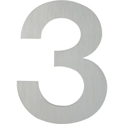 AnsaPro Hausnummer 3 Edelstahl AnsaPro Hausnummer 3 Edelstahl