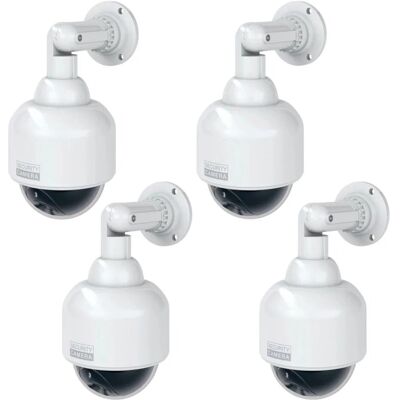 Basi CCD KameraAttrappe KA 302 mit Rotem Blinklicht nach IP23 Geprüft inkl. Befestigungsmaterial und Aufklebbares Warnschild 4er Set Basi CCD KameraAttrappe KA 302 mit Rotem Blinklicht nach IP23 Geprüft inkl. Befestigungsmaterial und Aufklebbares Warnschild 4er Set